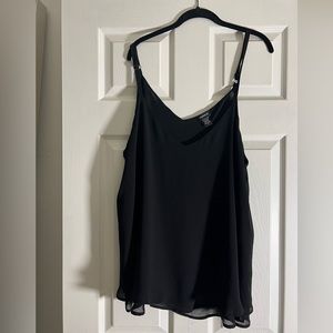 Torrid Black Chiffon Swing Cami Sz 2x